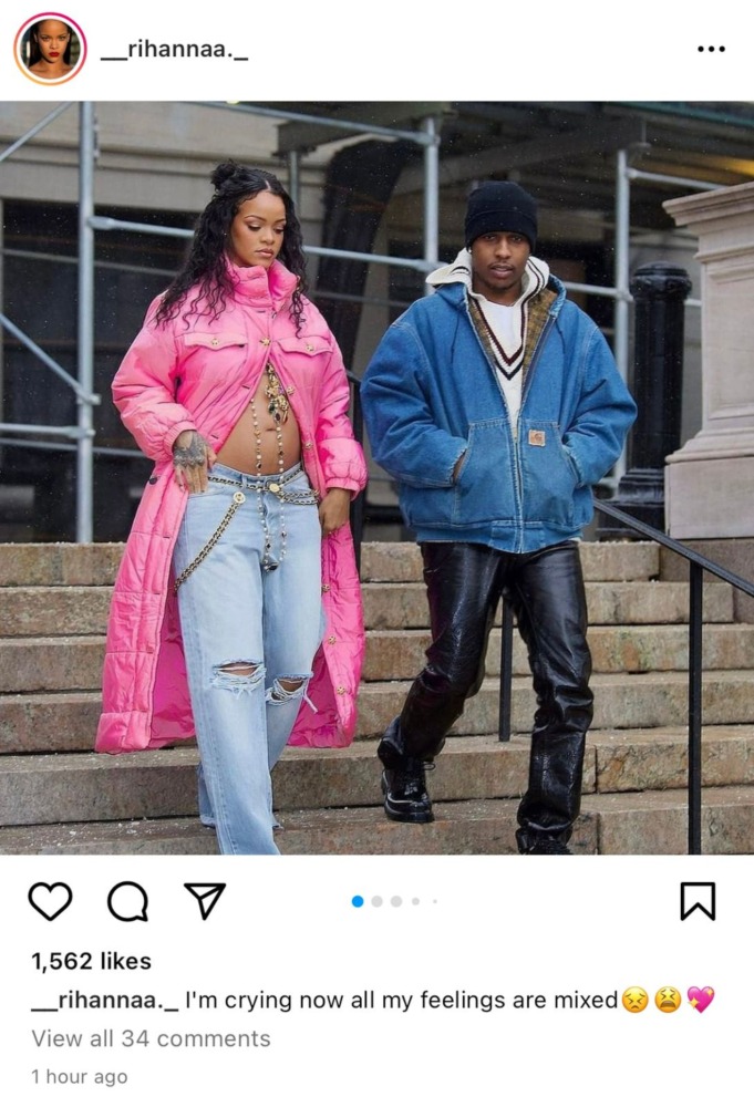 Rihanna mamá bebé hijo A$AP Rocky