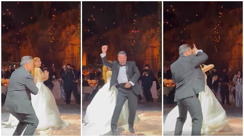 VIDEO: Papá se aprende retos de TikTok para bailarlos con su hija en su boda  - Noticias de El Salvador