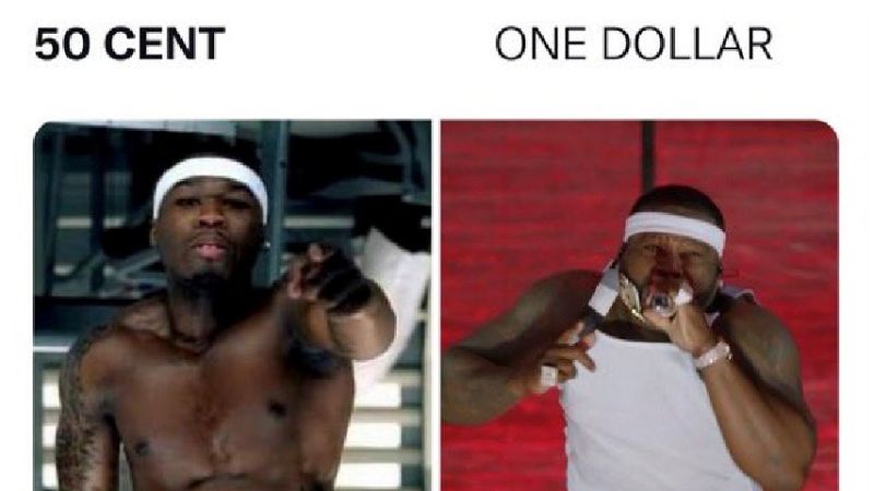 50 Cent One Dollar Meme Super Bowl 
