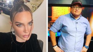 "Se vino Belinda al Cusca". "Gordo sabor" encontró a la ex de Nodal a las afueras del estadio