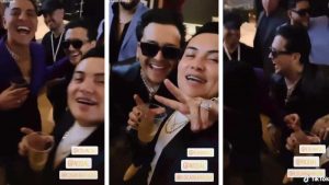 VIDEO. "Ya se armó". Tras terminar la gala de Premio Lo Nuestro, así festejó Christian Nodal