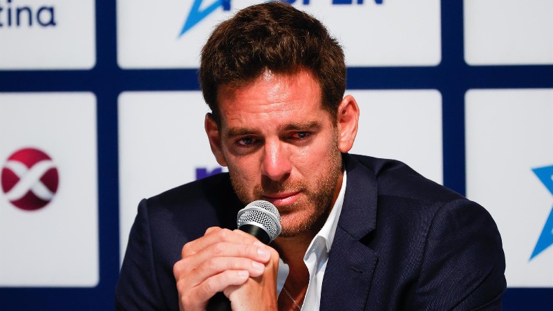 Juan Martín Del Potro anunció su retirada del tenis. Foto / EFE.