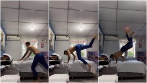 VIDEO: Fernanfloo se une al reto "hoja de Rauw Alejandro" pero termina fatal
