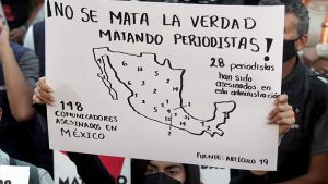 Asesinan a periodista en el sur de México, es el quinto en lo que va del año