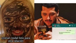 "Nodal después de taparse los tatuajes": Los divertidos memes de Belinda, Nodal y hasta Lupillo que no paran en redes