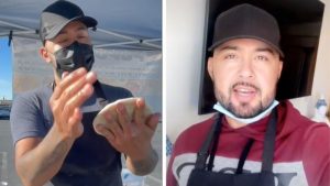 ¿Quién dice que los hombres no pueden hacer pupusas? Salvadoreño en Estados Unidos dirige su propia pupusería