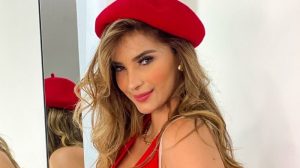 "La Belinda salvadoreña", Irene Castillo rompe las redes con un atuendo de infarto en San Valentín
