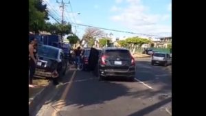 VIDEO: Múltiple accidente de tránsito en bulevar Constitución