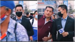 VIDEO. “¿Por qué a mí?”: Reportero de canal 33 vuelve a vivir penoso momento en las calles de San Salvador