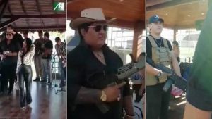 VIDEO: Fiesta con temática de “narcos” termina siendo intervenida por la policía