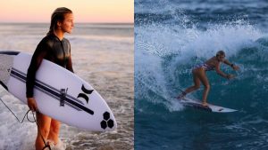 Regresó a El Salvador la surfista impactada por el rayo en el que murió Katherine Díaz