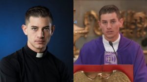 VIDEOS. Conoce al guapo sacerdote católico de ojazos verdes que arrasa en Tiktok
