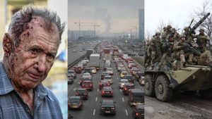 Impactantes imágenes de Ucrania horas después del avance militar de Rusia