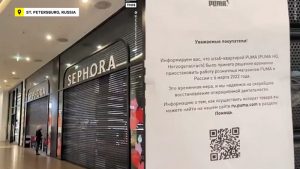 "Filas de tiendas cerradas": Así luce un centro comercial en San Petersburgo, Rusia, tras el retiro de marcas
