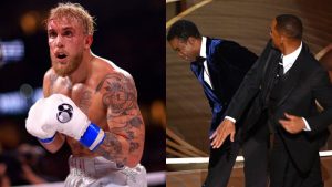 ¡Quiere duelo! Jake Paul ofrece una millonada para que se dé la pelea Will Smith - Chris Rock