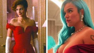 FOTOS. De Bichota a Mujer Bonita, Karol G prende las alarmas con su vestido rojo
