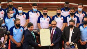 Alianza recibe reconocimiento en la Asamblea Legislativa por el título de campeón en el torneo Apertura 2021