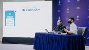 Salud y Secretaría de Innovación anuncian Certificado Digital de Vacunación  contra covid-19