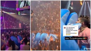 ¿Te vestirías de tiburón?, Esto les pasó a los fans de Bad Bunny en un de sus conciertos