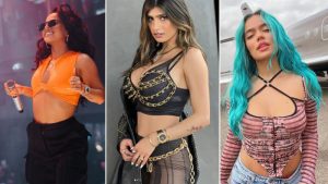 “No era el video que todos esperábamos” Critican videoclip de Becky y Karol G donde no salen las cantantes y en su lugar está Mia Khalifa