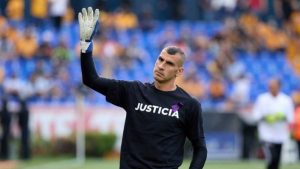 Portero Nahuel Guzmán, Tigres y América exigen justicia por Debanhi Escobar