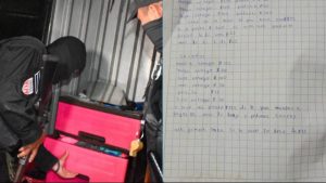 Policía decomisa cuaderno de supuestas extorsiones al pandillero "el Perverso"