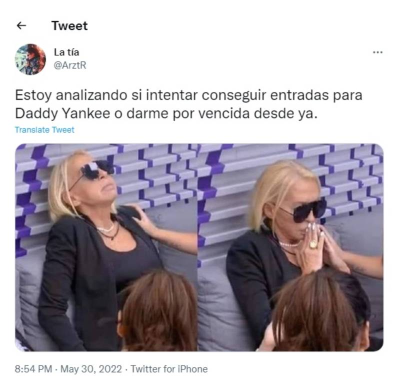 Los memos sobre las filas para comparar los boletos del concierto de Daddy Yankee ya circulan en las redes. Imagen de carácter ilustrativo y no comercial / https://twitter.com/ArztR/status/1531469057874182145
