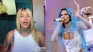 VIDEO: "Tranquila, mami, ya eres famosa". Se disculpa la fan de Karol G por agresión en concierto