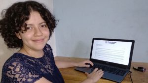 Keisy Nicol Ventura Gómez, estudiante del Programa Jóvenes Talento (PJT)