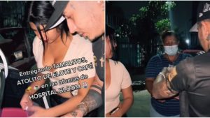 "Si se publica lo malo, ¿por qué no lo bueno?", Abigaíl Mancía regala tamales y le llueven críticas
