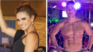 Raquel Vargas se pone a lavar ropa en el "lavadero" de Billy Calderón
