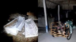 Un hombre exhumó el cuerpo de su madre para pasearlo en un triciclo en México