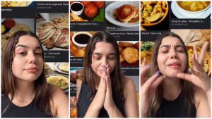 VIDEO: "¿Quién inventó estas recetas tan buenas?", Tiktoker venezolana califica diferentes platillos salvadoreños