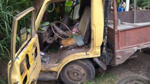 Camión atropelló a peatón en carretera a Santa Ana