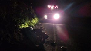 Motociclista chocó contra una pedrera y murió en la carretera a Los Chorros