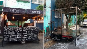 Emprendedor perdió su local de hamburguesas tras incendio en Santa Ana