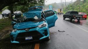 Un muerto y daños materiales dejaron tres accidentes, en La Libertad