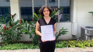 Keisy recibe beca Fantel y podrá estudiar en Estados Unidos