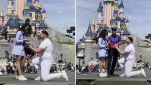 Empleado de Disney interrumpe propuesta de matrimonio e inicia disputa en redes