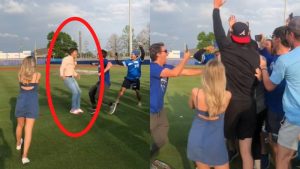 Ignoró completamente a su esposa para festejar con amigos al enterarse el género de su bebé