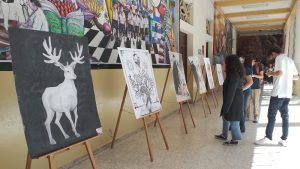 Exposición artística Fractor: por los ojos infieren realidades fantásticas