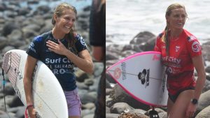 Lakey y Stephani, las surfistas que dominaron las olas salvadoreñas