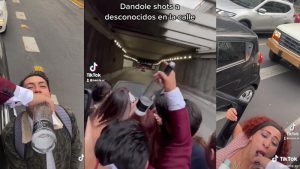 VIRAL: Jóvenes regalan shots de tequila a desconocidos en México por su graduación