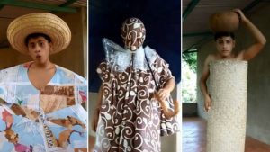 VIDEO. Joven tiktoker conquista las redes parodiando moda de alta costura