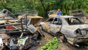 "Quise apagar el fuego, intenté de todas formas": Mecánico  que arriesgó su vida para apagar incendio en taller