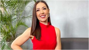 FOTO: Lorena Menjívar recuerda sus inicios en canal 12 con inédita fotografía