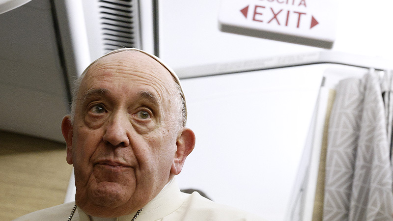 Pope Francis has not ruled out resigning due to his health condition