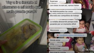VIRAL: Chica lleva el almuerzo a su novio y lo encuentra con otra en el trabajo