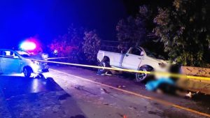 Un muerto y dos heridos en accidente de tránsito en Carretera de Oro