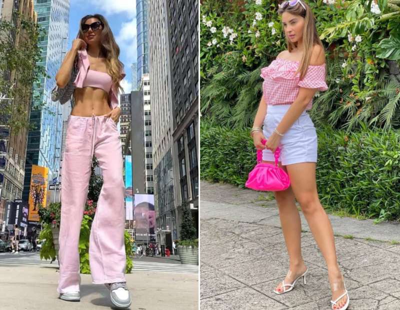 Vanessa Velásquez e Irene Castillo te muestran otra forma de lucir fabulosa en color rosa. Fotocapturas: imagen de carácter ilustrativo y no comercial / https://www.instagram.com/p/CUTaGWmMATj/, https://www.instagram.com/p/CdT13P4PAvS/